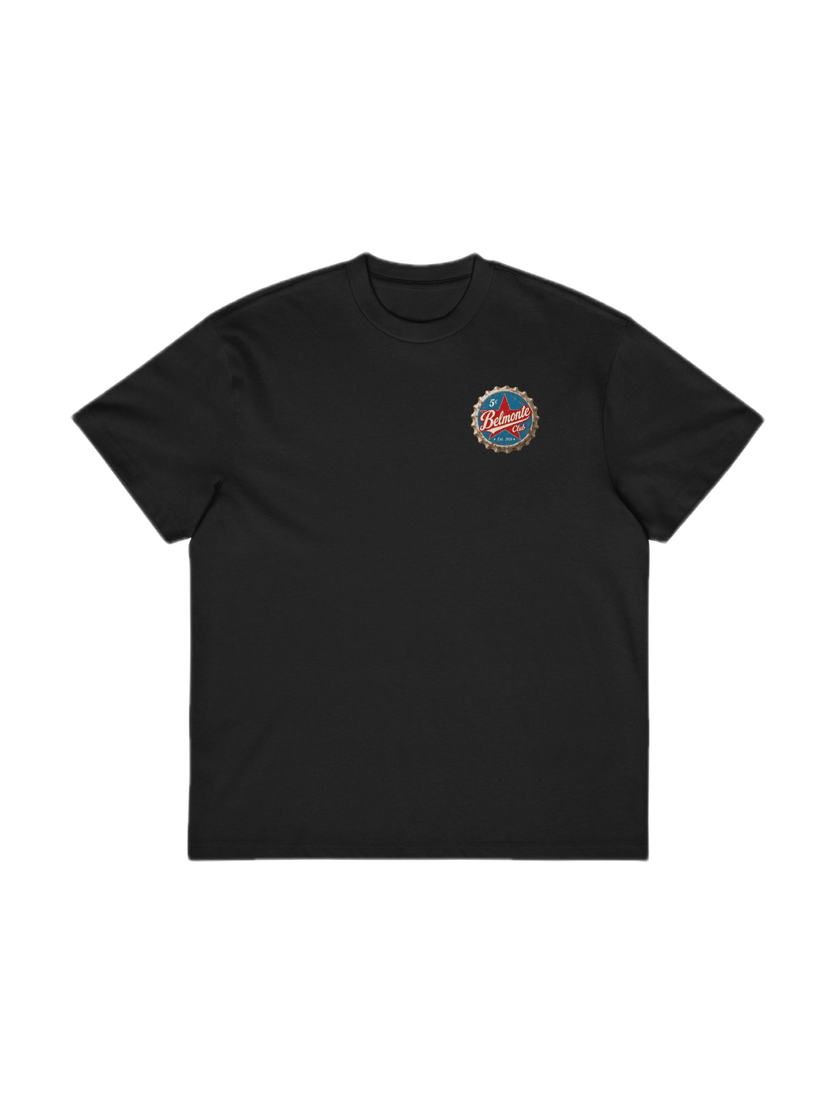 Bottle Cap Tee Black