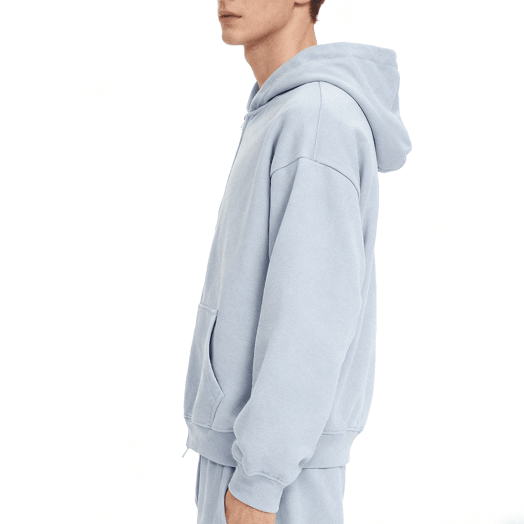 No logo heavyweight Zip Up