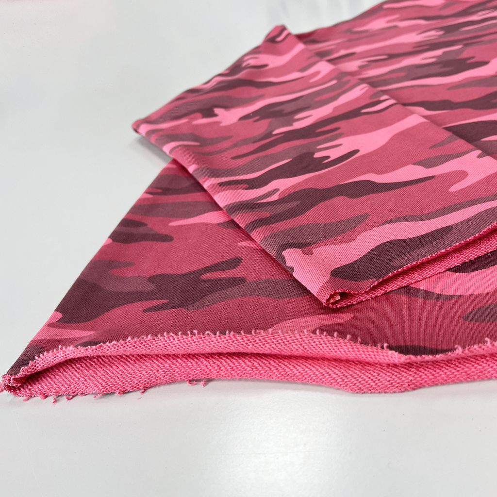 Rose Camo Cropped Sweatshirt