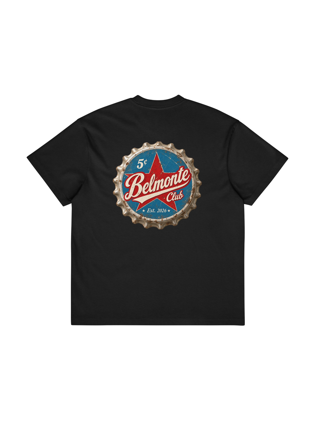 Bottle Cap Tee Black