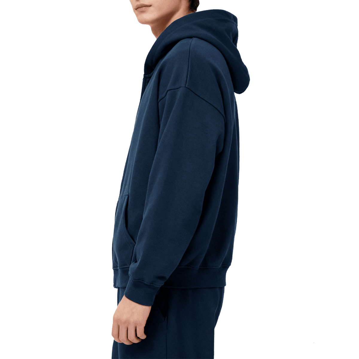 No logo heavyweight Zip Up