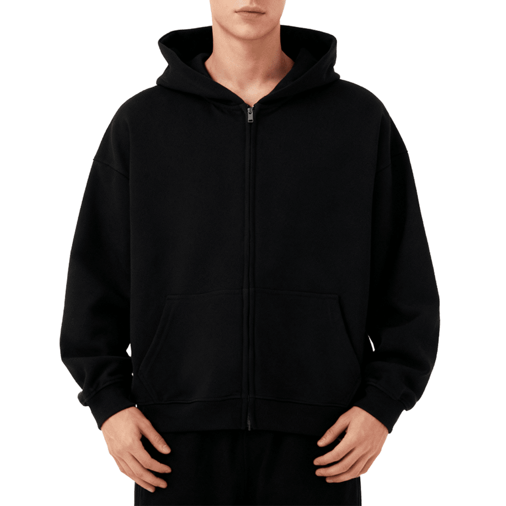 No logo heavyweight Zip Up
