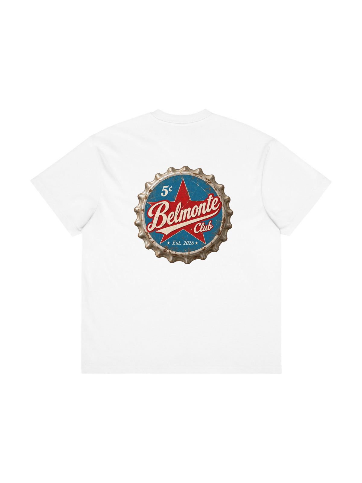 Bottle Cap Tee White