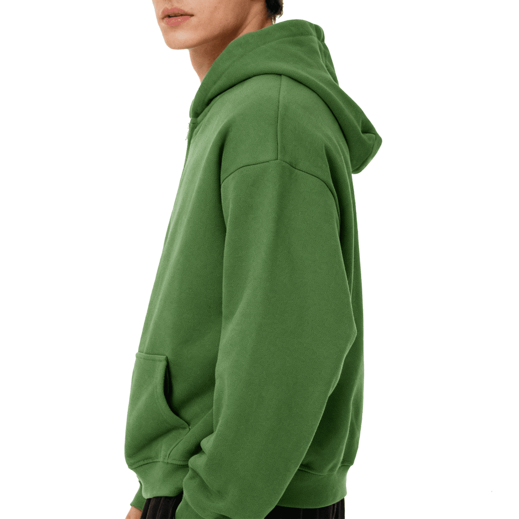 No logo heavyweight Zip Up