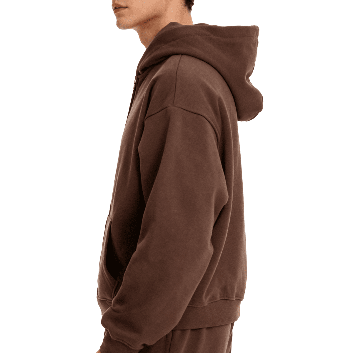 No logo heavyweight Zip Up