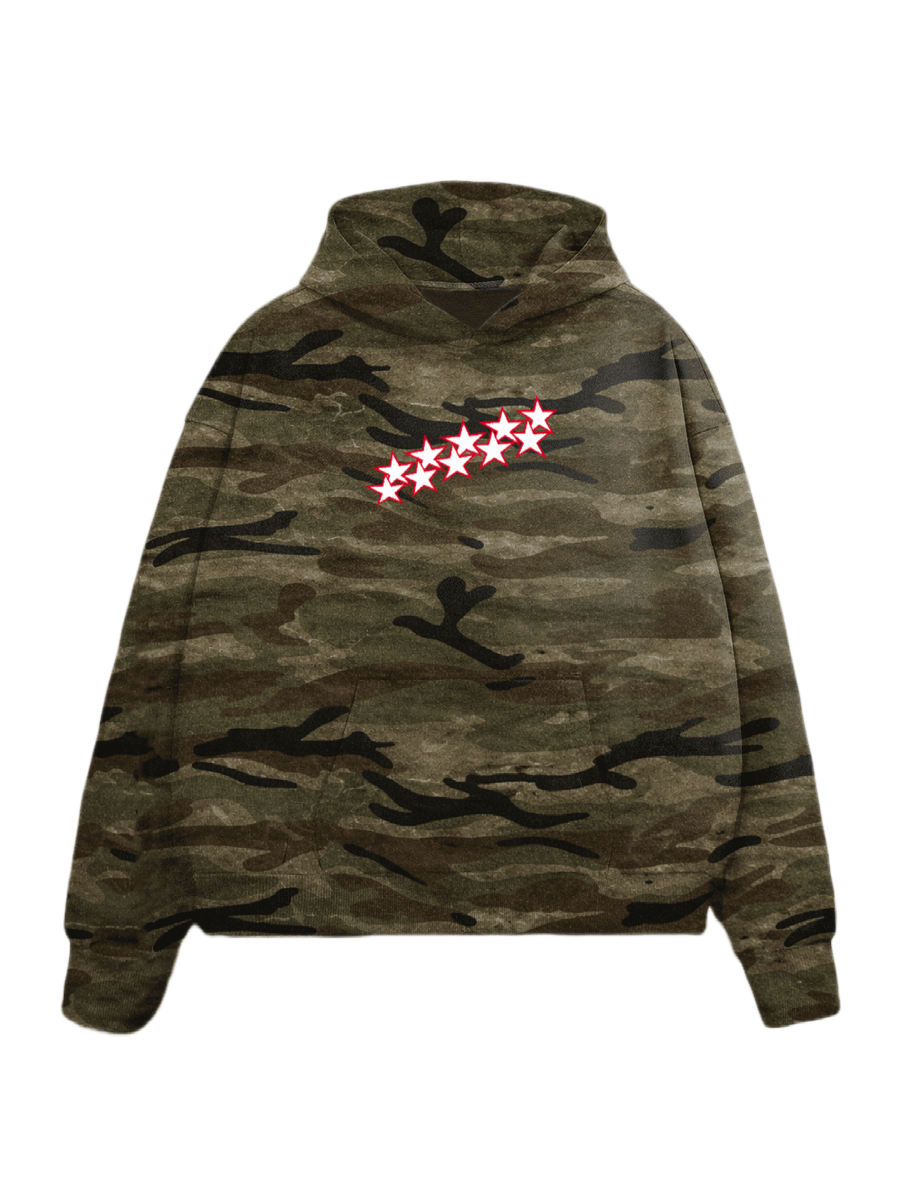 Stars Camo Hoodie