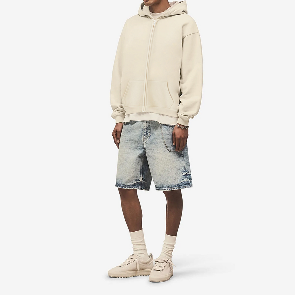 No logo heavyweight Zip Up