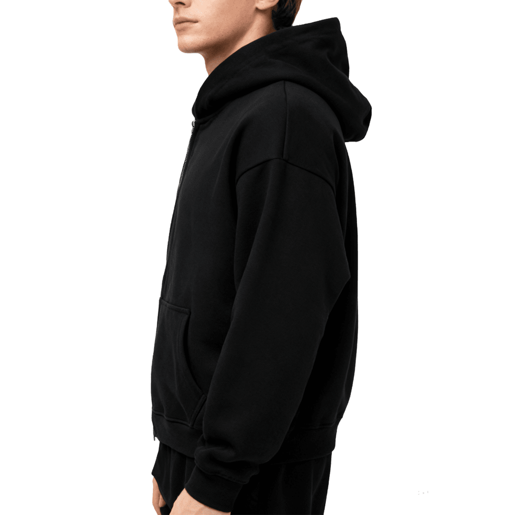 No logo heavyweight Zip Up