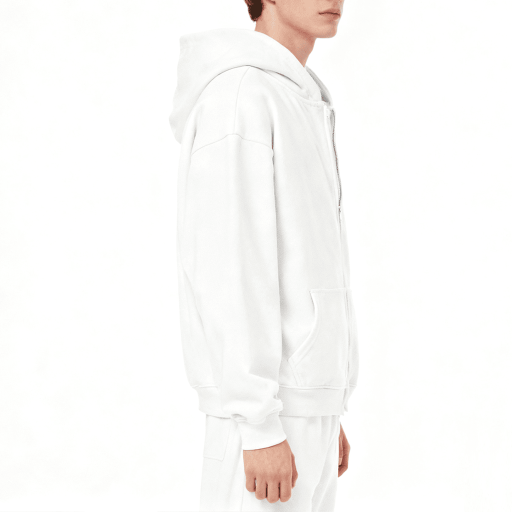 No logo heavyweight Zip Up