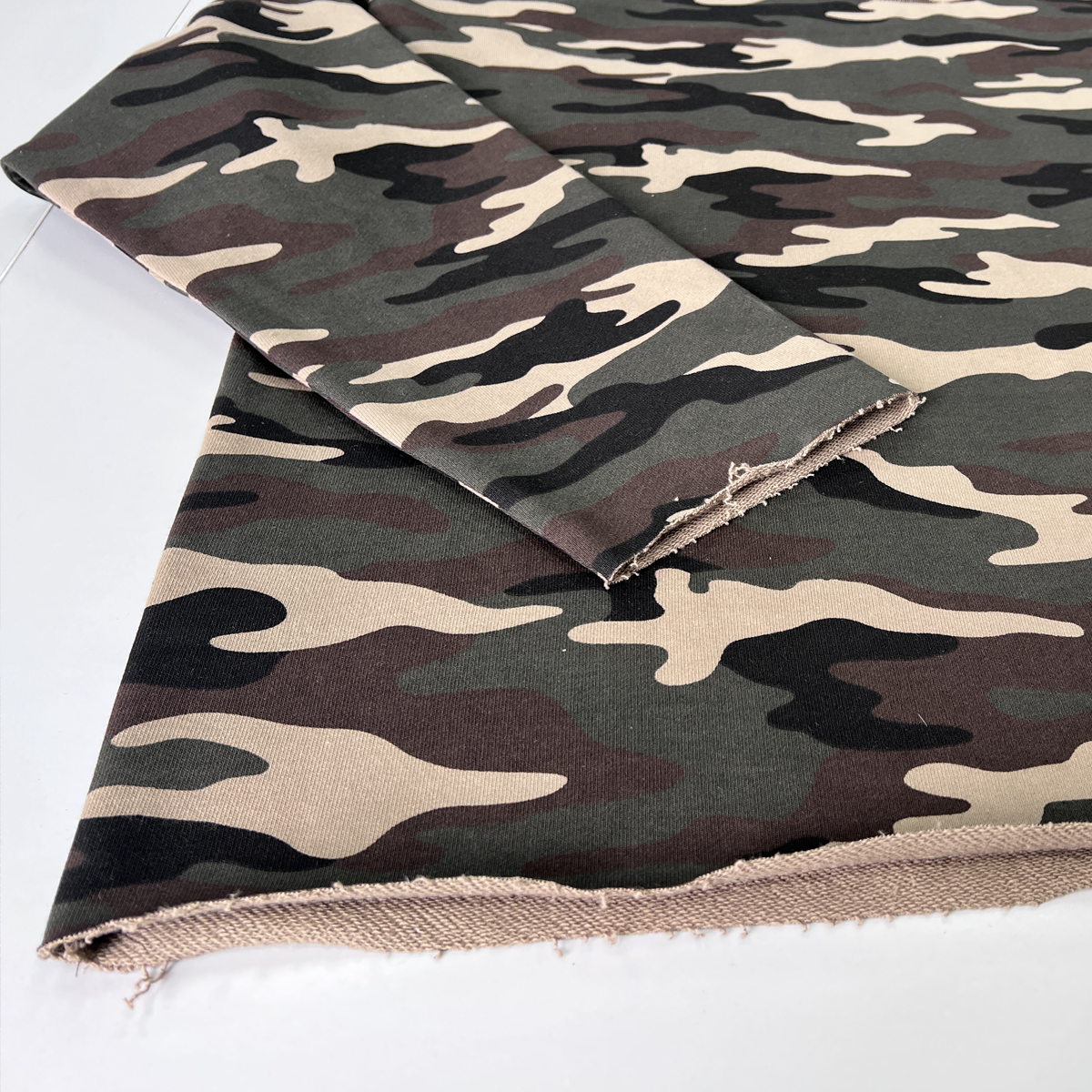 Camo Cropped Sweatshirt