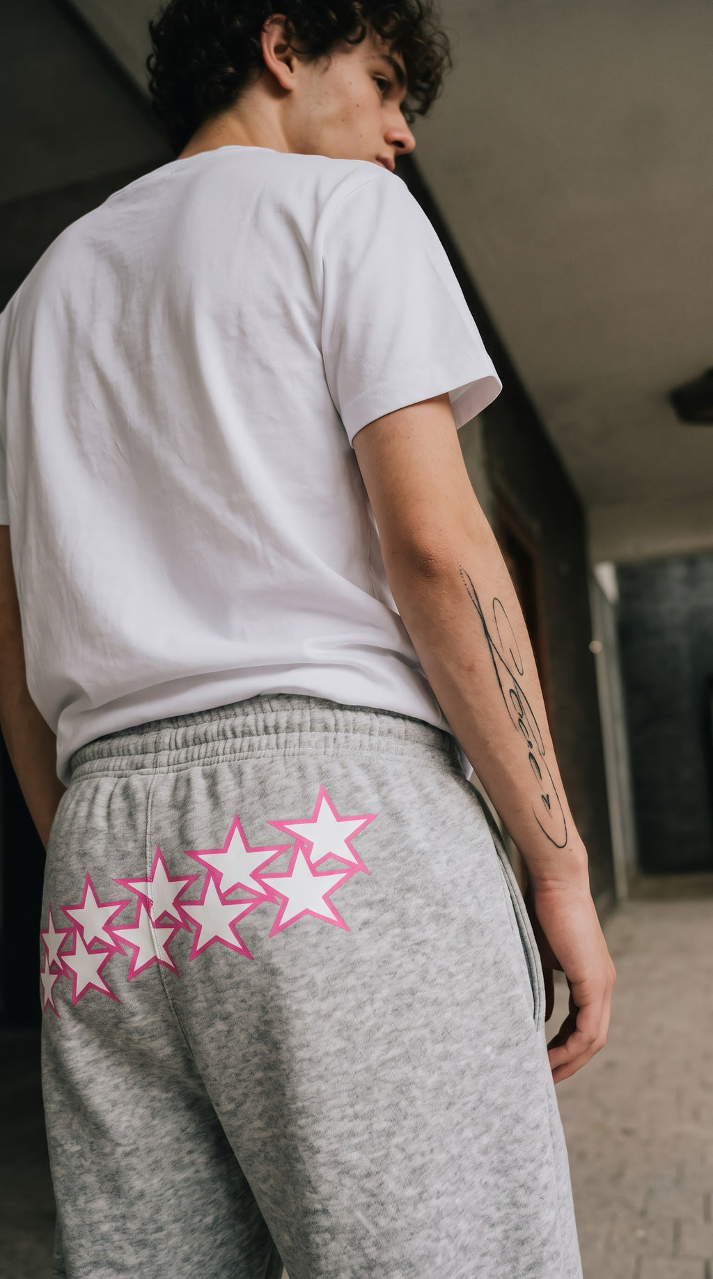 Stars Double Waist Sweatpants