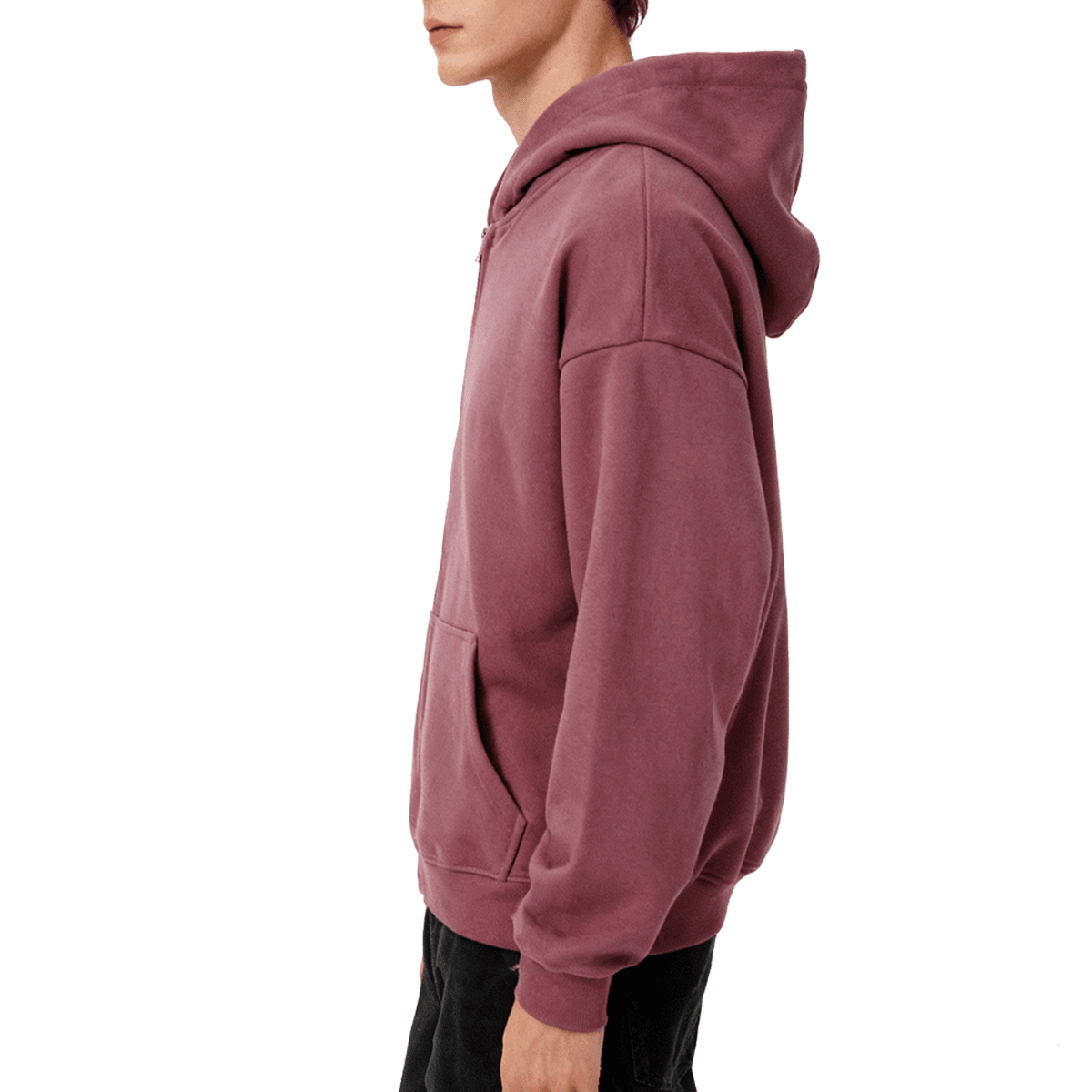 No logo heavyweight Zip Up