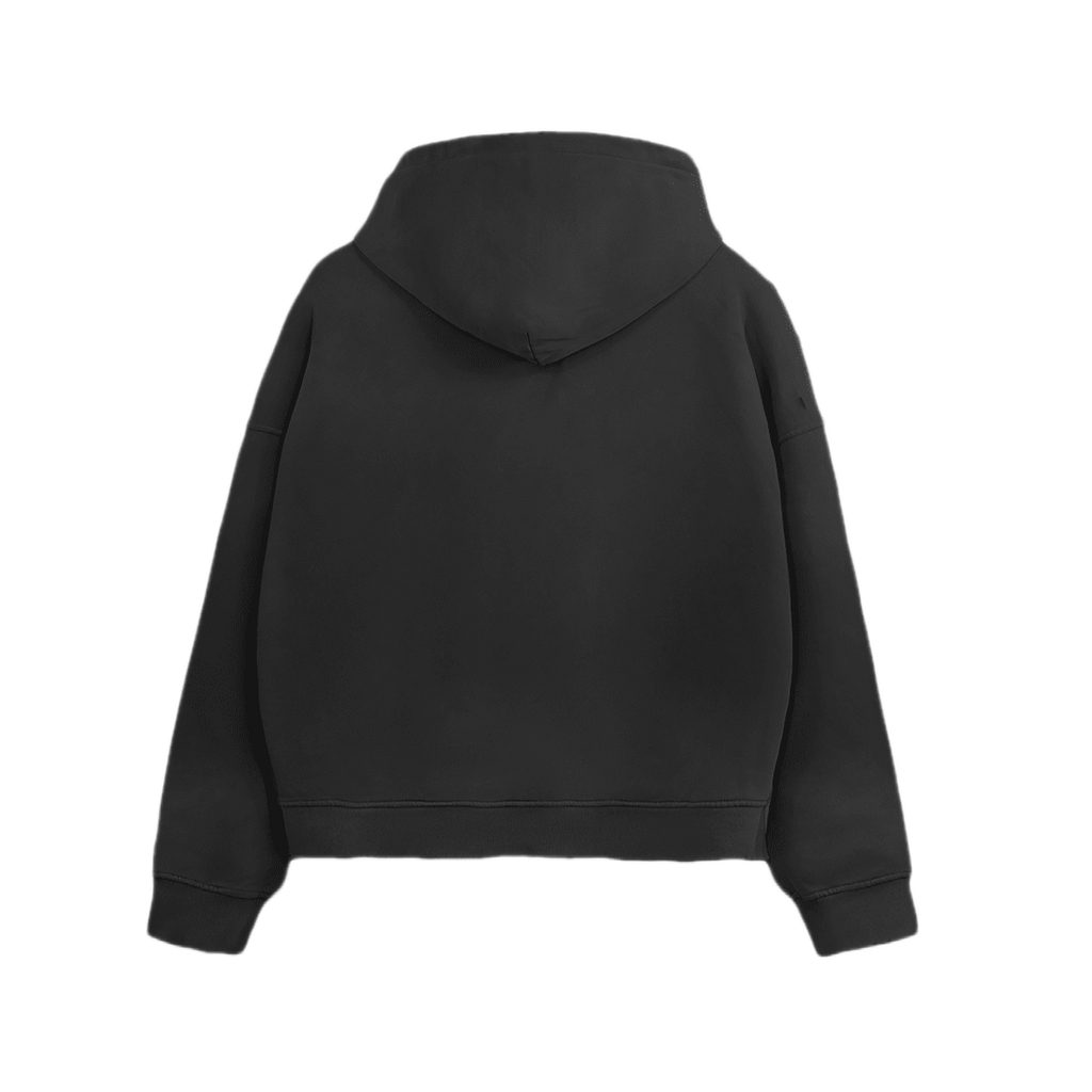 Crossed script Zip Up