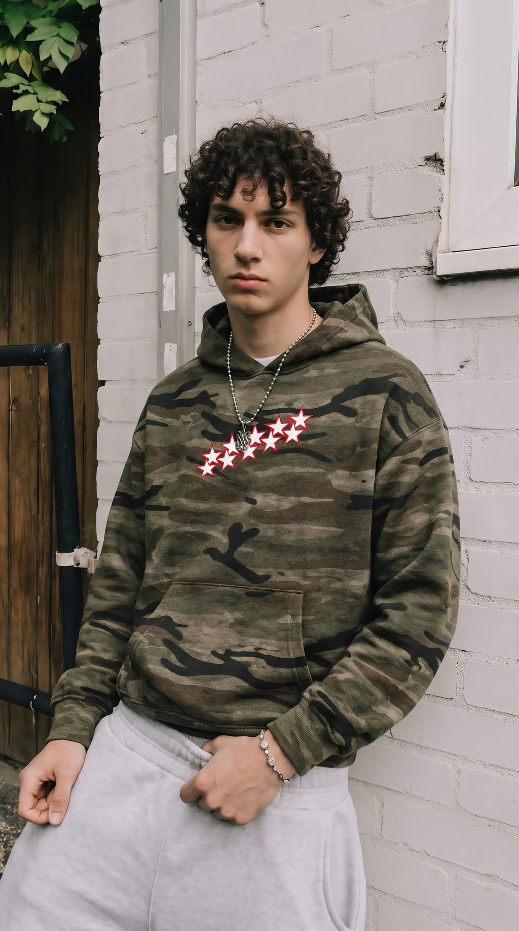 Stars Camo Hoodie