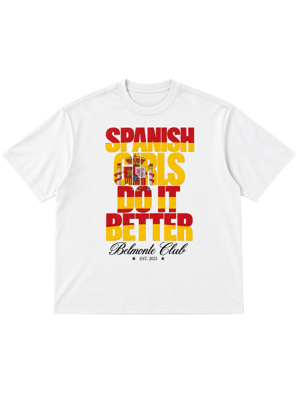 Spanish Girls Tee White