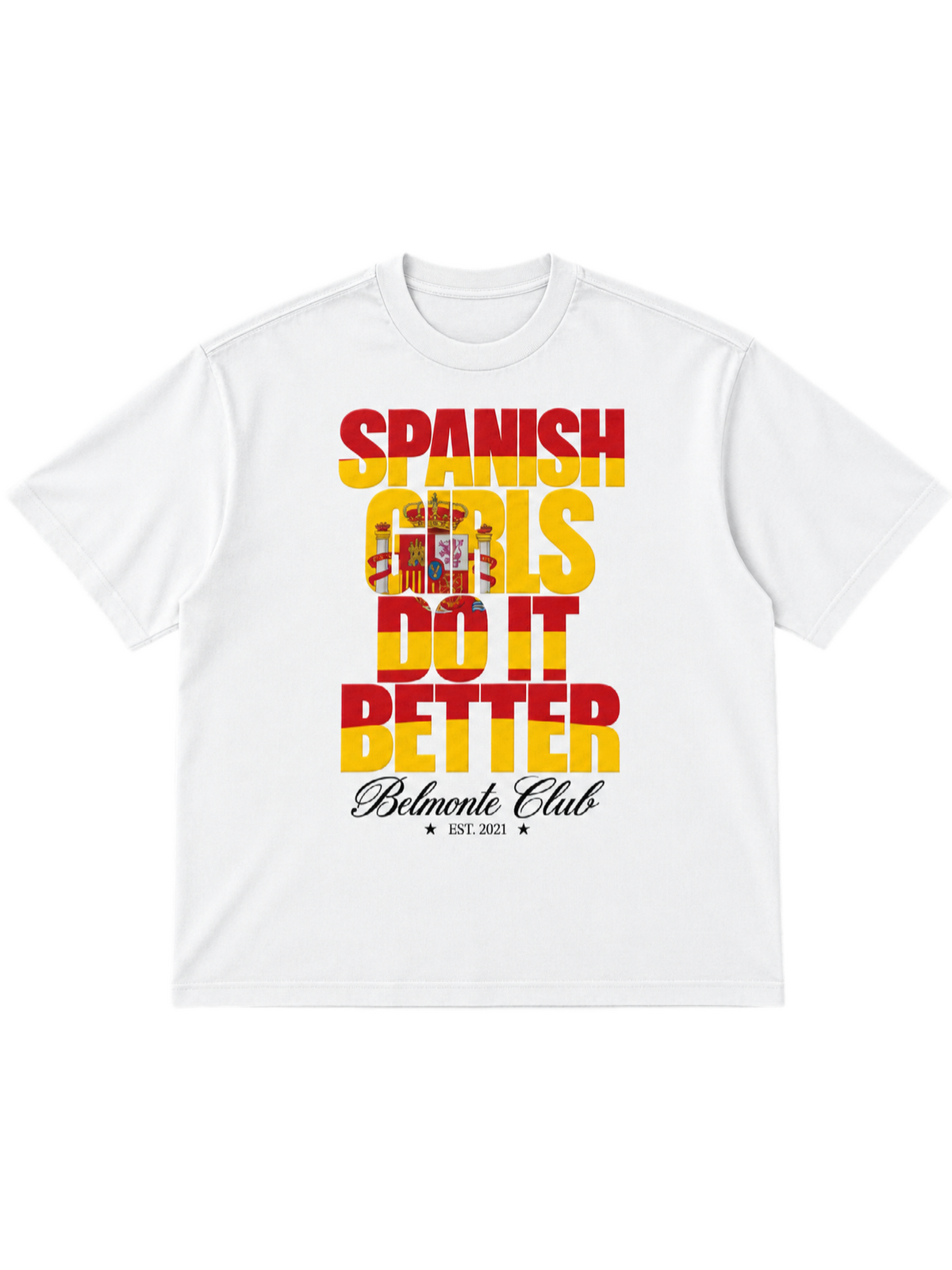 Spanish Girls Tee White