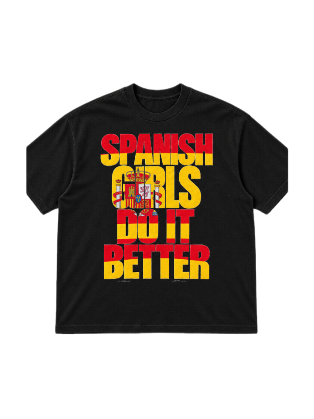 Spanish Girls Tee Black