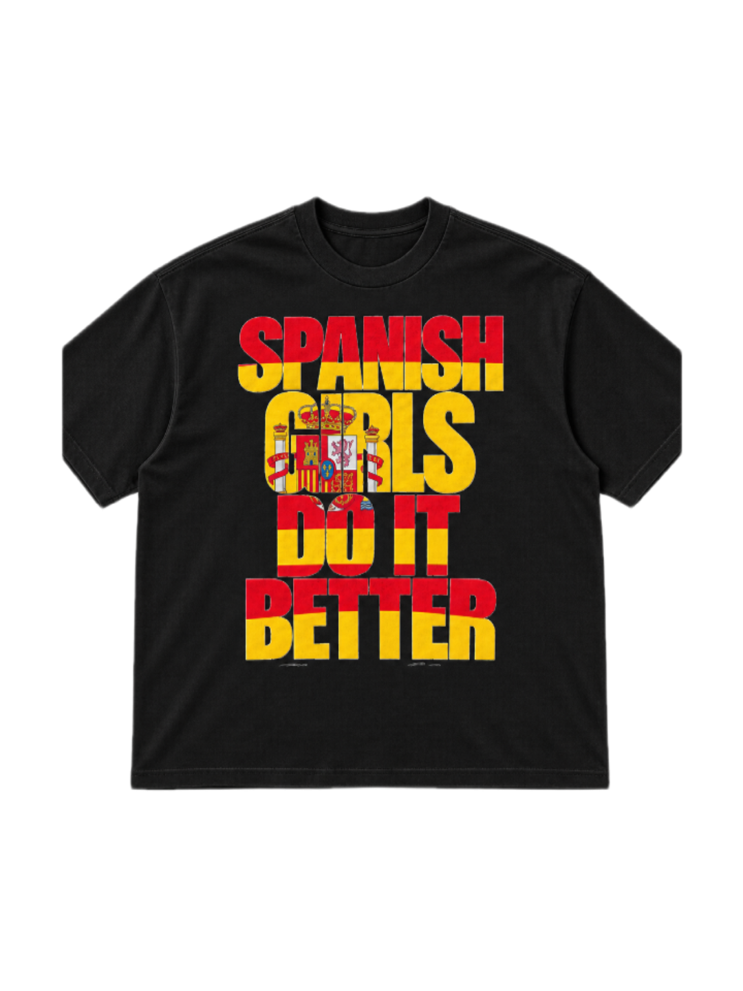 Spanish Girls Tee Black