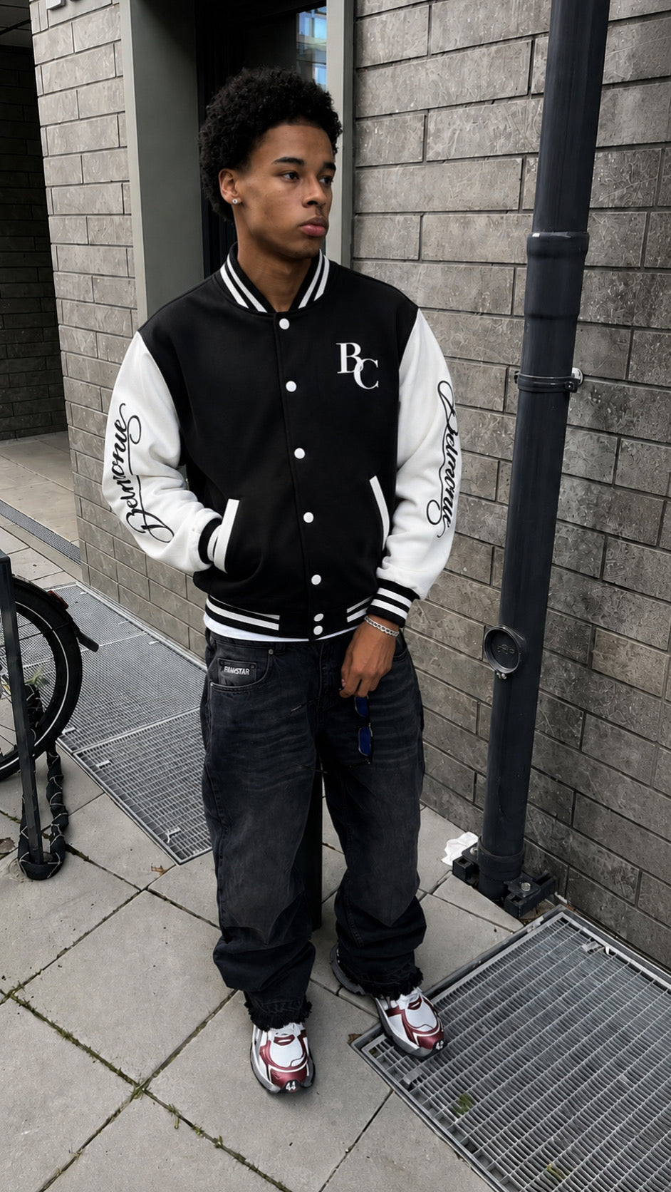 BC Letterman Jacket Black