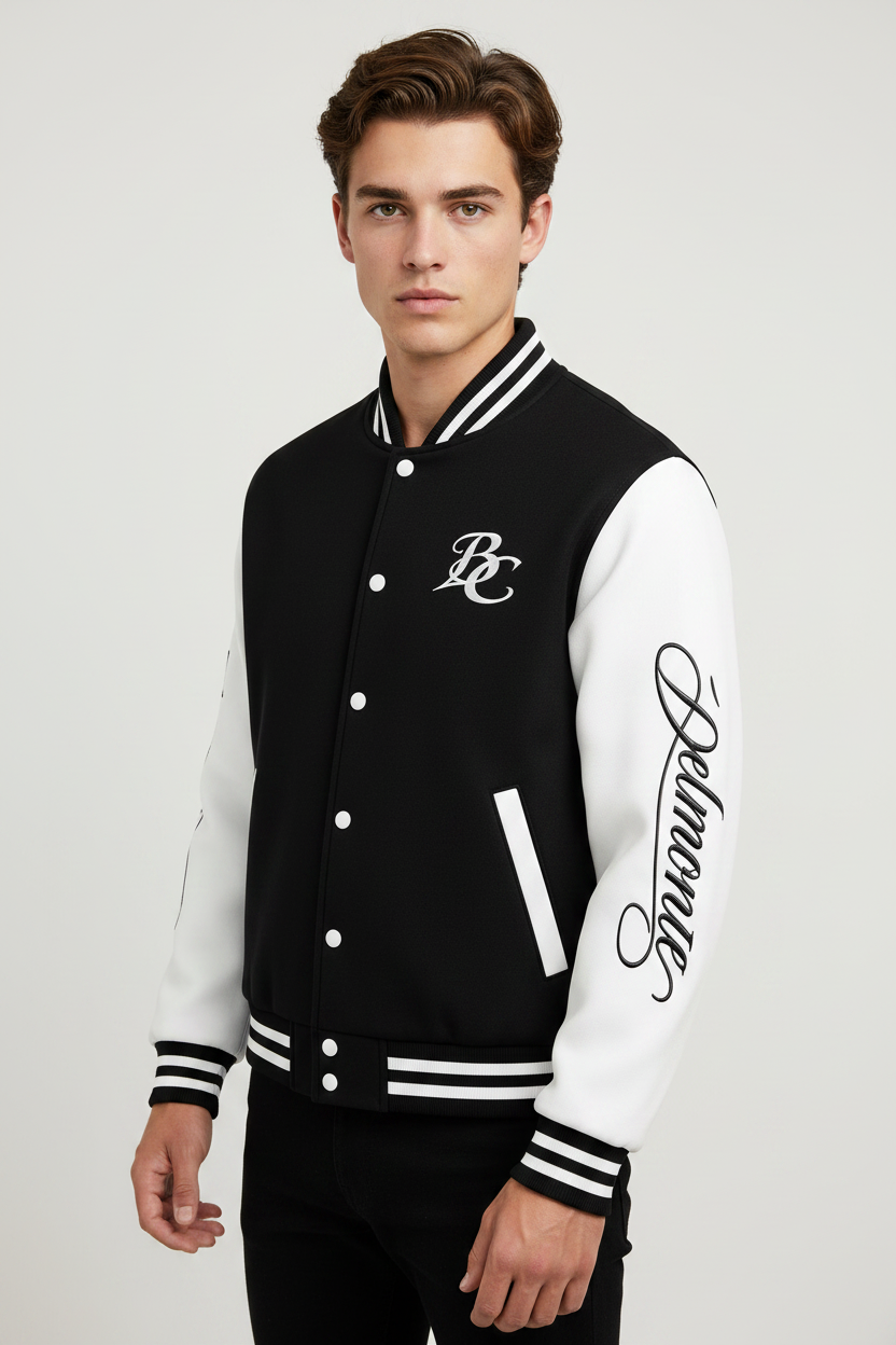 BC Letterman Jacket Black
